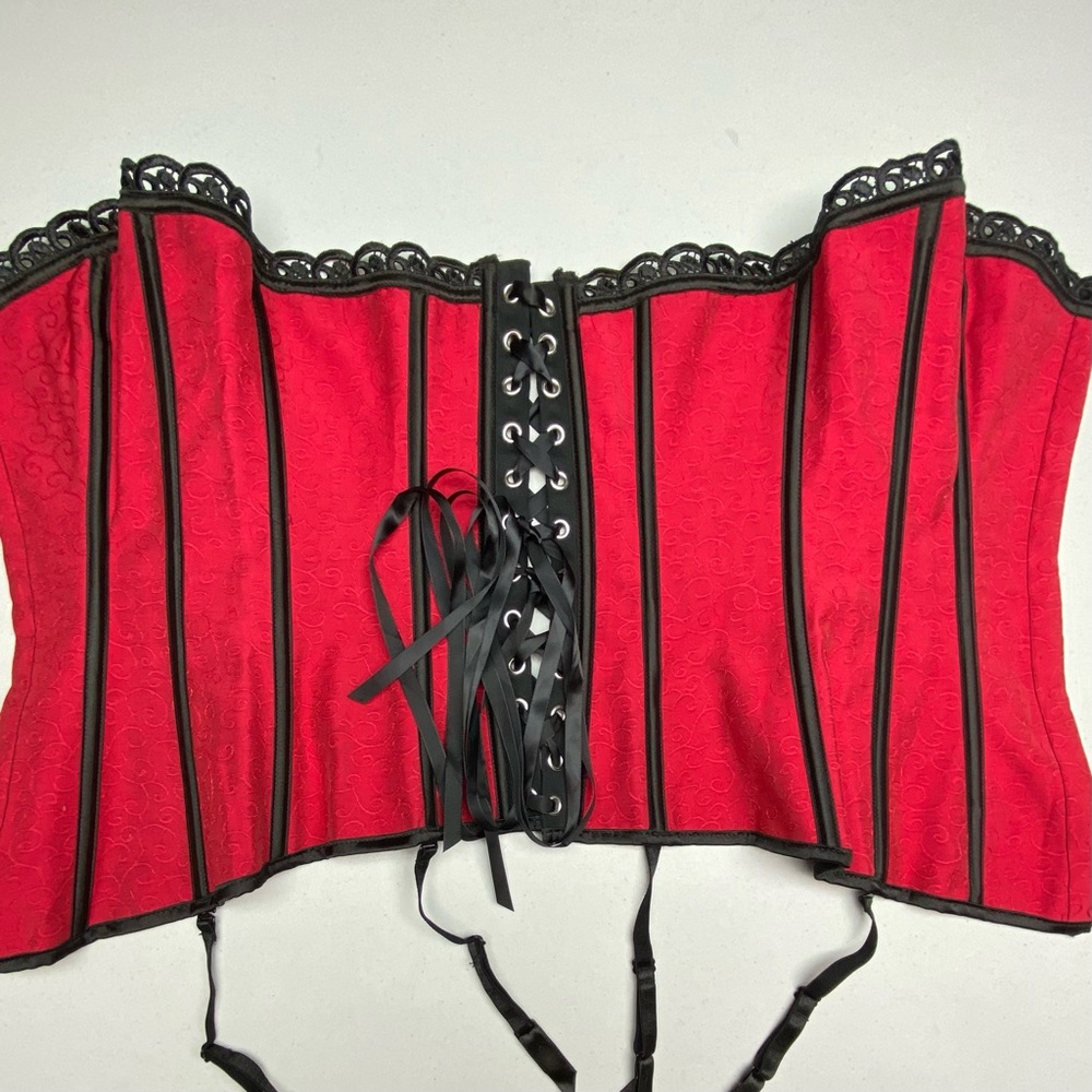 Red Adjustable Corset, O/S AAA121 - Picture 1 of 4